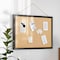 Flash Furniture Juno Rustic Wall Mount Linen Board w/Wood Push Pins, 20x30, Black HGWA-LINEN-20X30-BLK-GG - alternate 1